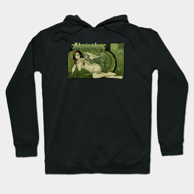 Absinthe 3 Hoodie by jpowersart